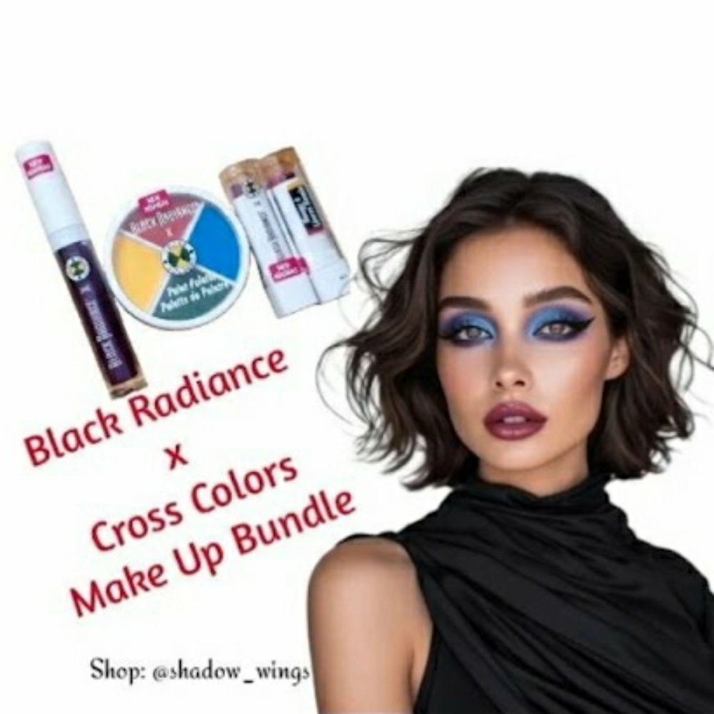 Black Radiance x Cross Colours Make Up Lot Lip Stick, Liquid Lip, Paint Palette